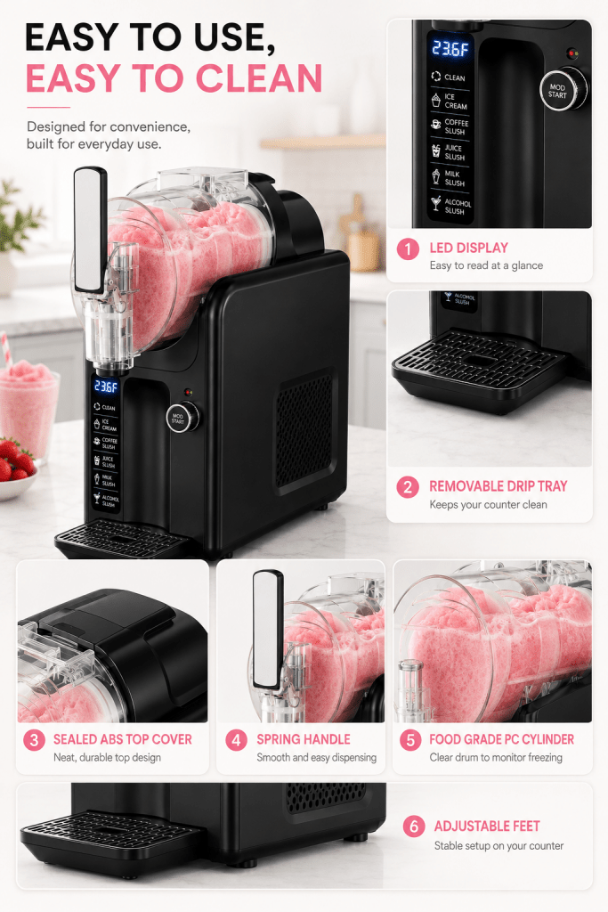 FrostFlow™ Ice Cream & Slushie Maker - | Infinite Quality