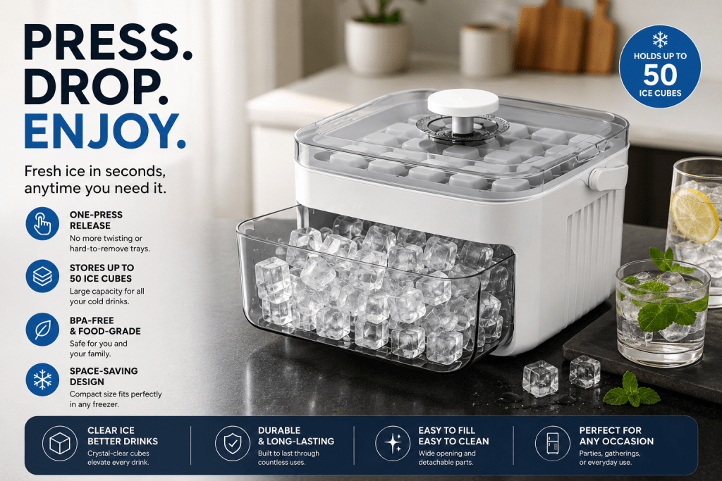 ArcticPress™ Ice Cube Maker - | Infinite Quality