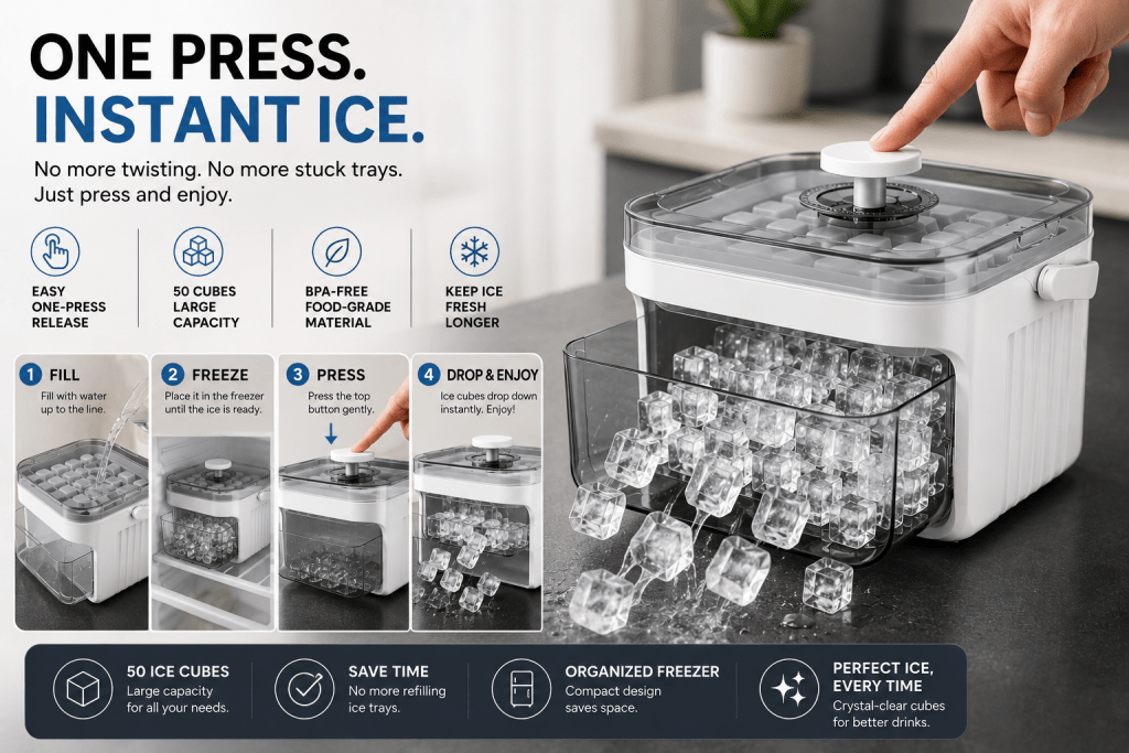 ArcticPress™ Ice Cube Maker - | Infinite Quality